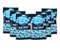 Blue Raspberry Bon Bons Sweets Bag 110g - Chewy Bonbons Blue Balls - tng (10 x Bags)