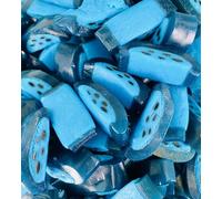 Blue Raspberry Liquorice Slices, 400g, Retro Sweets, Resealable Pouch