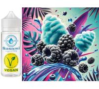 Blue Raspberry Razz Cotton Candy - Cotton Candy Blue Raspberry Flavor Concentrate - Vegan - Sasami - 100ml