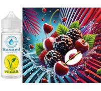 Blue Raspberry Razz Sour Cherry - Blue Raspberry, Sour Cherry Flavor Concentrate - Vegan - Sasami - 100ml