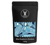 Blue Raspberry Rockets Pick n Mix Favourite Sweets - 400g Sweet Bag - Fizzy, Sour & Creamy Candy Gift for Birthdays & Parties