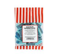 Blue Raspberry Slices 140g | Sugar-Coated Gummy Sweets | Bold & Tangy Flavour | Perfect for Sharing or Gifting
