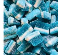 Blue Raspberry Slices Bag - Blue raspberry flavoured jelly sweets (3kg)