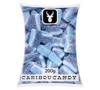 Blue Raspberry Slices Pick n Mix Favourite Sweets - 200g Sweet Bag - Fizzy, Juicy & Retro Candy Gift for Birthdays & Parties