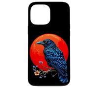 Blue Raven Red Moon Case for iPhone 13 Pro Max