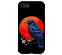 Blue Raven Red Moon Case for iPhone SE (2020) / 7/8
