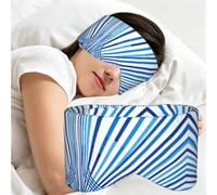Blue Ray Print Sleep Eye Mask Comfortable Sleeping Mask