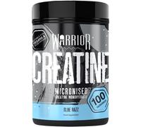 (Blue Razz, 100 Servings (Pack of 1)) Warrior Creatine Monohydrate Powder Micronised for Easy Mixing and Consumption