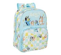 Blue Ready - Animated Children's School Backpack, Children's Backpack, Adaptable to Trolley, Ideal for School Children, Comfortable and Versatile, Quality and Resistance, 26 x 11 x 34 cm