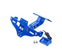 (blue) Rear License Plate Holder Bracket with Light Tail Tidy Fender Eliminator