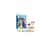 (Blue+Red) Advent Calendar Super Mario Bros Surprise Box Christmas Countdown Gifts
