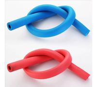 Blue/Red Foam Pipe Covers Hollow Pipe Cover Handle Grip Support T 9MM 15MM 20MM for Guitar Stand, Exercise Machine Outdoor Indoor Cold Hot Water Pipes(Blue,ID16MM x T15MM x 2M)