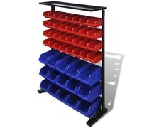 Blue & Red Garage Tool Organiser