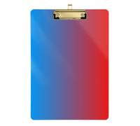 Blue Red Gradient Notebook Waterproof Organizer For Students Nursing Business Quest Size 9x12