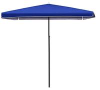 Blue/Red Patio Market Umbrella, Perfect For Balcony Table Terrace Garden Deck Yard Shade Or Pool Side, Rectangular/Square parasol Outdoor Parasols (Bl 280cm×220cm)