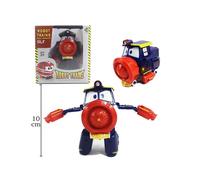(Blue Red) Robot Trains RT KAY Transformer Transforming Train Figure Korean Animation Toy