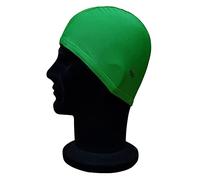 Blue Reef Elasticated Spandex Stretchy Anti Tear Easy Fit Plain Non Waterproof Deluxe Pull On Swimming Hat Swim Cap One Size Suitable For All Ages 3+ Years (Dark Green)