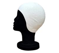 Blue Reef Moulded Rubber Embossed 3D Design Original Vintage Style Ladies Classic Retro Swimming Hat Swim Cap One Size Small Adults (White Daisy)