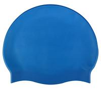 Blue Reef Stretchy Silicone Unisex Women Men One Piece Swimming Hat Swim Cap Plain Unbranded Fluo Dark Pastel Colours One Size Adults 8+ Years Easy Pull On Swim Hat (Royal Blue)