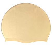 Blue Reef Stretchy Silicone Unisex Women Men One Piece Swimming Hat Swim Cap Plain Unbranded Fluo Dark Pastel Colours One Size Adults 8+ Years Easy Pull On Swim Hat (Gold YB)