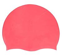 Blue Reef Stretchy Silicone Unisex Women Men One Piece Swimming Hat Swim Cap Plain Unbranded Fluo Dark Pastel Colours One Size Adults 8+ Years Easy Pull On Swim Hat (Opaque Red R3)