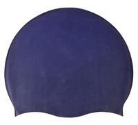 Blue Reef Stretchy Silicone Unisex Women Men One Piece Swimming Hat Swim Cap Plain Unbranded Fluo Dark Pastel Colours One Size Adults 8+ Years Easy Pull On Swim Hat (Navy Blue)