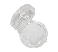 Blue Reef Unisex One Size Senior Junior Clear Two Piece Twin Pack Reusable Mouldable Water Resistant Silicone Swimming Ear Plugs in Clear Plastic Case