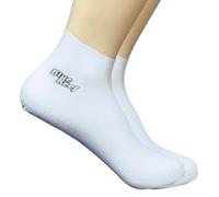 Blue Reef White Anti Verruca 100% Latex Aqua Swimming Swim Pool Socks Sox Tight Fitting Girls Boys Ladies & Men Zig Zag Patterned Sole (White XLarge 8.5-11 Adults)