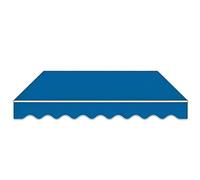Blue Replacement Fabric for Garden Tent 5x1.5m Easy Installat Window & Door Protect Ideal for Patios Canopies & Outdoor Shelters.