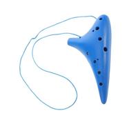 Blue Resin 12 Hole Alto C Ocarina for Beginners and Adults