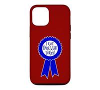 Blue Ribbon I Got Dressed Today Funny Sarcastic Witty Case for iPhone 12/12 Pro