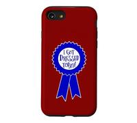 Blue Ribbon I Got Dressed Today Funny Sarcastic Witty Case for iPhone SE (2020) / 7/8