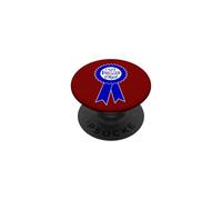 Blue Ribbon I Got Dressed Today Funny Sarcastic Witty PopSockets Adhesive PopGrip