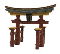 Blue Ribbon Ornament Japanesetorii Gate 18x11x14cm