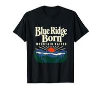 Blue Ridge Born Mountain Raised Appalachian Pride T-Shirt