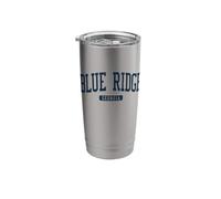 Blue Ridge Georgia GA College University Style Blue Stainless Steel Insulated Tumbler