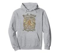Blue Ridge Mountains Hiking Sasquatch Bigfoot Art Pullover Hoodie