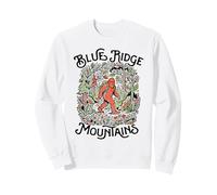 Blue Ridge Mountains Hiking Sasquatch Bigfoot Art Sweatshirt