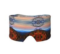Blue Ridge Mountains Print Adults Eye and Ear Muffs Soft Blackout Blocking for Sleeping Home Office Travel