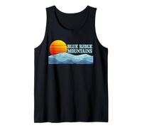 Blue Ridge Mountains Vintage Hiking Camping Gift Tank Top