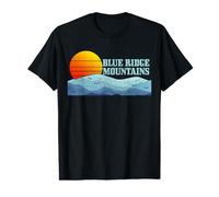 Blue Ridge Mountains Vintage Hiking Camping Gift Value Graphic T-Shirt
