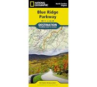 Blue Ridge Parkway Map: Destination Map (National Geographic)