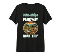 Blue Ridge Parkway Road Trip Scenic Mountain Route Premium T-Shirt