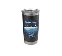 Blue Ridge Parkway Scenic Mountain Road Night Sky VA NC Stainless Steel Insulated Tumbler