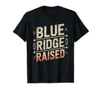 Blue Ridge Raised Heritage Mountain Identity Pride Virginia T-Shirt
