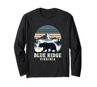 Blue Ridge Virginia Sunset Long Sleeve T-Shirt