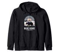 Blue Ridge Virginia Sunset Zip Hoodie