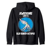 Blue-Ringed Octopus Zip Hoodie