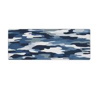 Blue Ripple Mouse Pad In Big Extended Non-Slip Rubber Base Mousepad With Stitched Edges Gaming Pc Desktop Large Mouse Pad 11.8x31.5