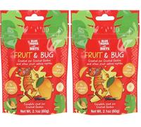 Blue River Diets Complete Crested Gecko Food | All Natural Gecko Food Made in the UK (60g, Fruit and Bug) (Pack of 2)